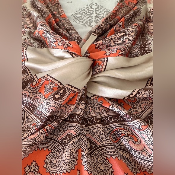 Blumarine Deep V-Neck Silk Dress - Picture 6 of 16